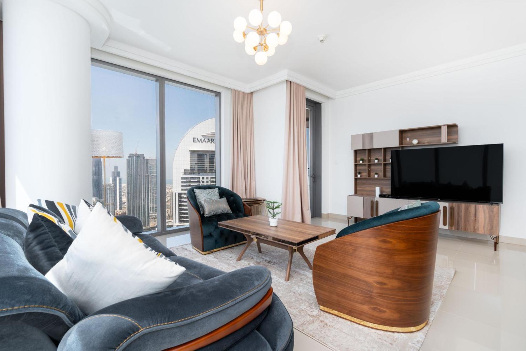 Lux Apt-Burj View Opp. Dxb Mall Дубай Экстерьер фото